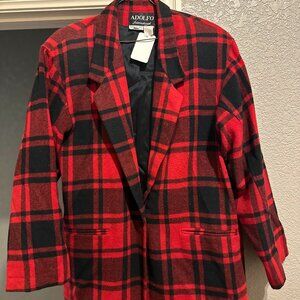 Plaid Lined Blazer